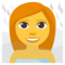 Person in Steamy Room emoji on Emojione